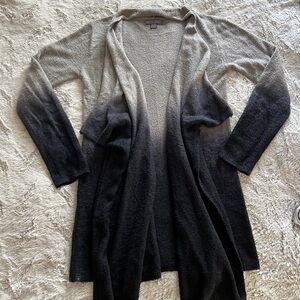 Barefoot Dreams Ombre Cardigan - Black and Gray